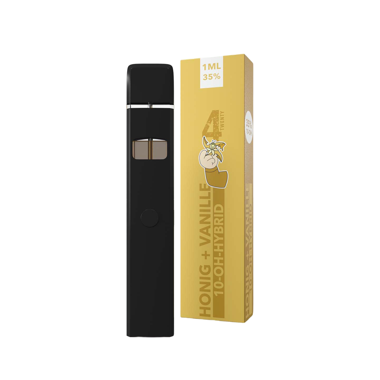 4TWENTY-VAPE-10-OH-HHC-PENS-1ML-PEN-FREE-THC-FREI-400-ZÜGE-HONIG-VANILLE