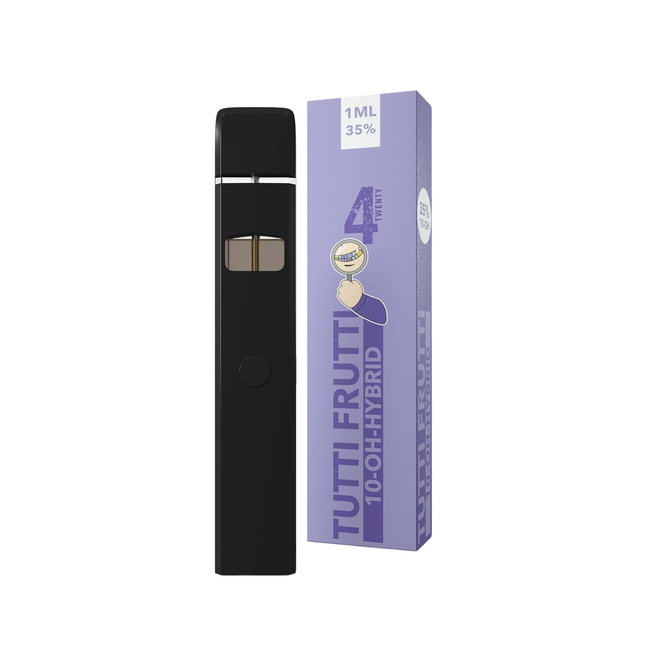 4TWENTY-VAPE-10-OH-HHC-PENS-1ML-PEN-FREE-THC-FREI-400-ZÜGE-TUTTI-FRUTTI