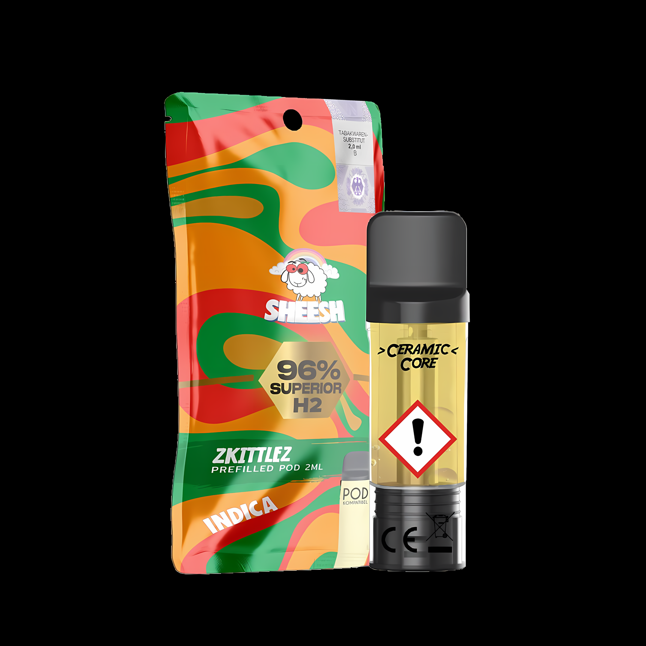 SHEESH-POD-H2-10-OH-SUPERIOR-2-ML-ZKITTLEZ