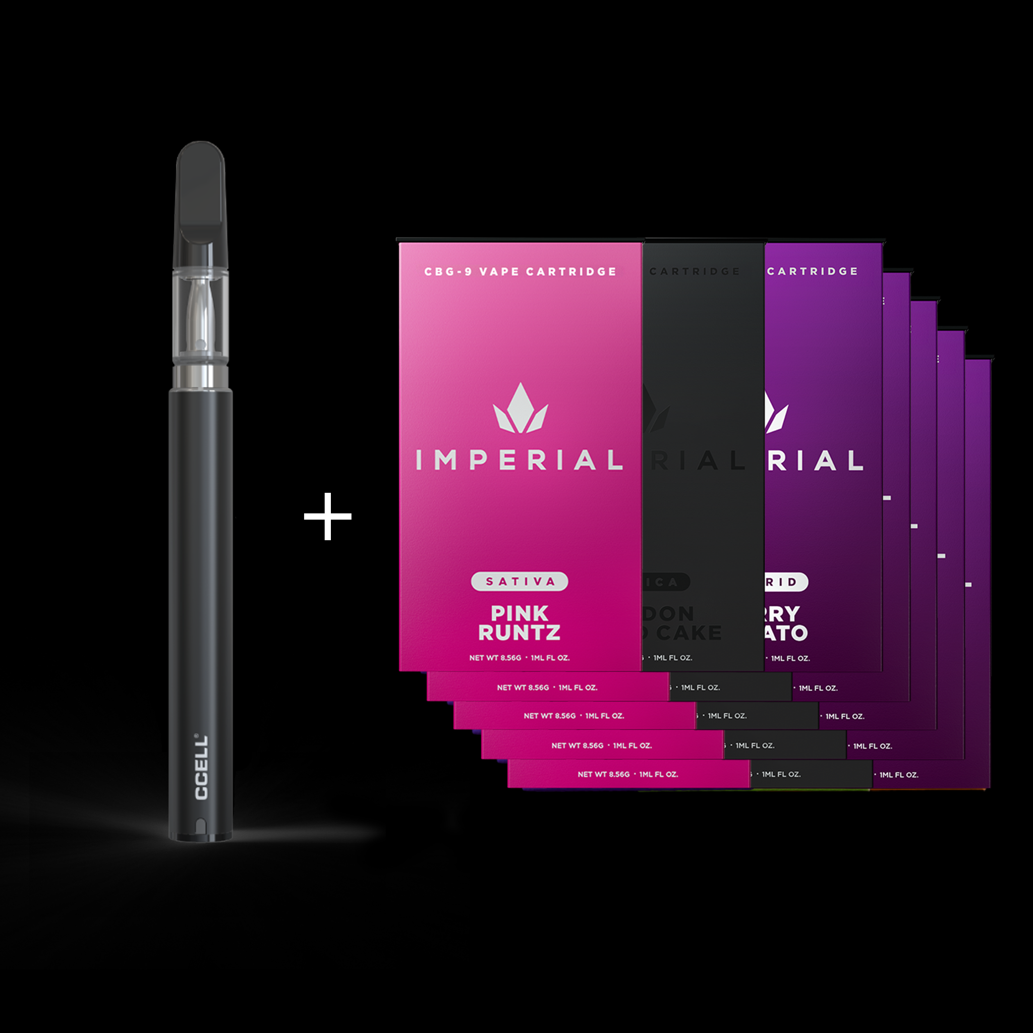 IMPERIAL-HYBRID-CBG-9-CARTRIDGE-LIVE-RESIN-1-ML-CCELL-M3-PLUS-AKKU-BUNDLE