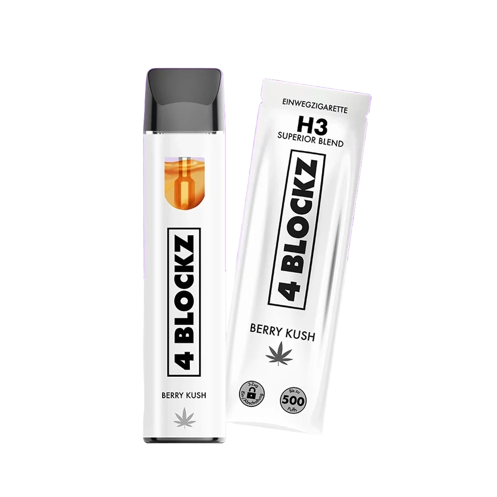 SUPERIOR-BLEND-H3-4-BLOCKZ-VAPE-4BLOCKZ-PEN-BERRY-KUSH-500-ZÜGE-THC-FREE-NIKOTIN-FREI-1ML-KLARNA-HIGH