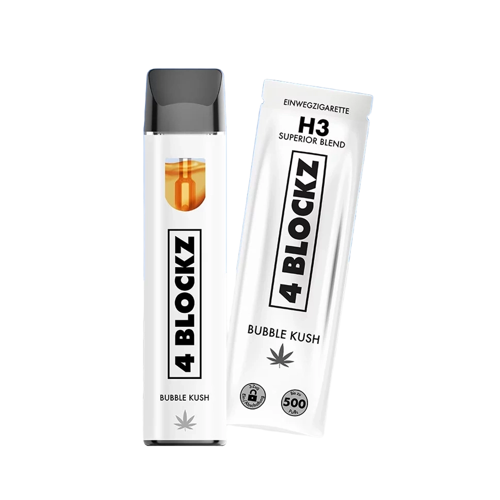 SUPERIOR-BLEND-H3-4-BLOCKZ-VAPE-4BLOCKZ-PEN-BUBBLE-KUSH-500-ZÜGE-THC-FREE-NIKOTIN-FREI-1ML-KLARNA-HIGH