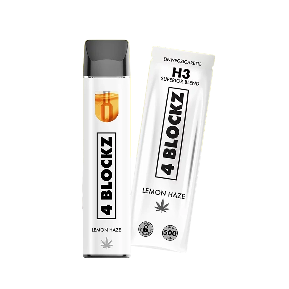 SUPERIOR-BLEND-H3-4-BLOCKZ-VAPE-4BLOCKZ-PEN-LEMON-HAZE-500-ZÜGE-THC-FREE-NIKOTIN-FREI-1ML-KLARNA-HIGH