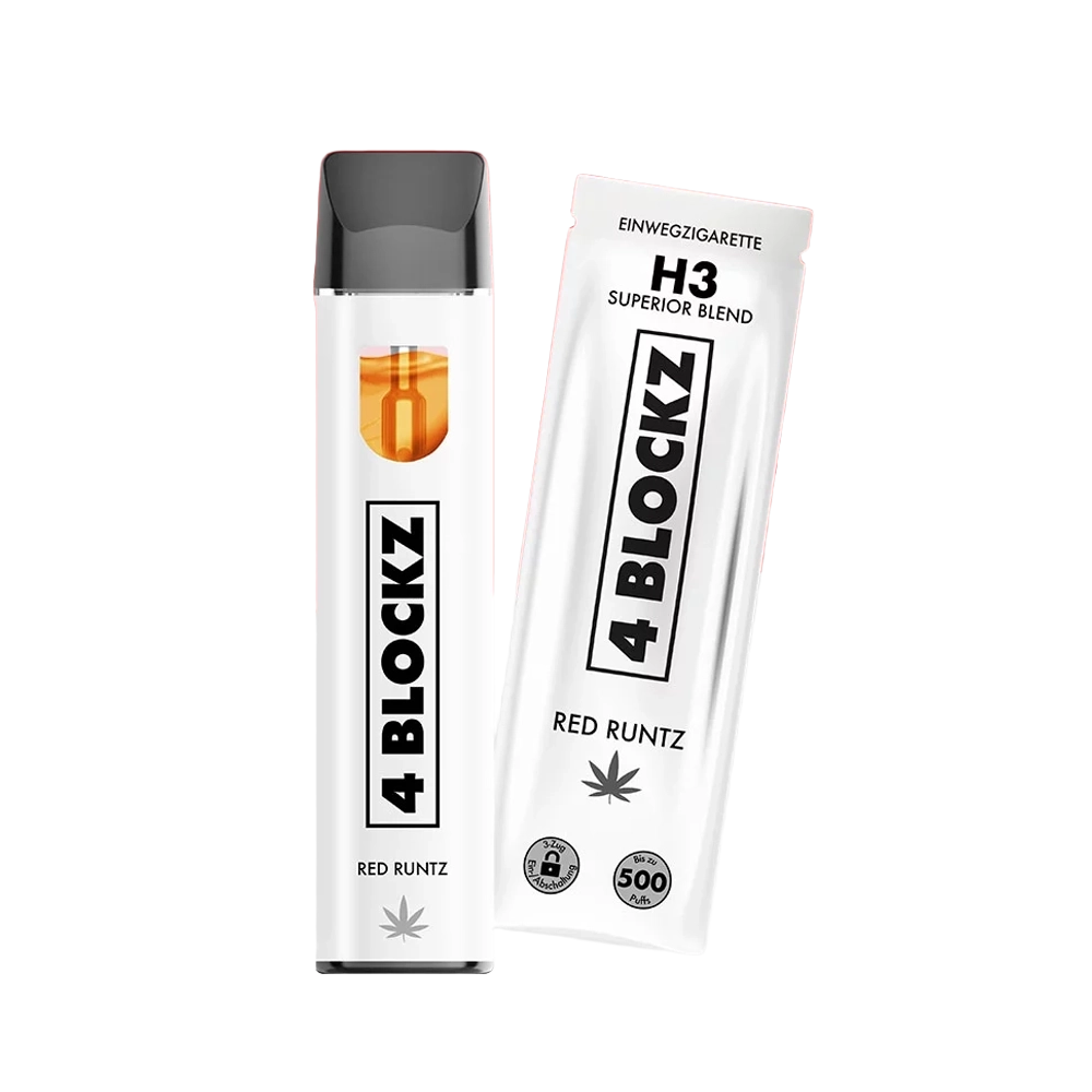 SUPERIOR-BLEND-H3-4-BLOCKZ-VAPE-4BLOCKZ-PEN-RED-RUNTZ-500-ZÜGE-THC-FREE-NIKOTIN-FREI-1ML-KLARNA-HIGH