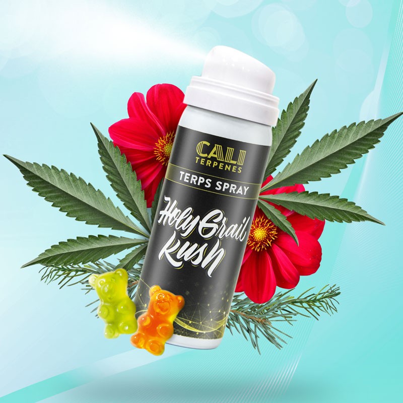 TERPS-SPRAY-CALI-TERPENES-CANNABISAROMEN-AROMATISIERUNG-LEBENSMITTELAROMA-CANNABIS-HANFBLÜTEN-TERPENE-SPRAY-REINE-AROMATHERAPIE-HOLY-GRAIL-KUSH