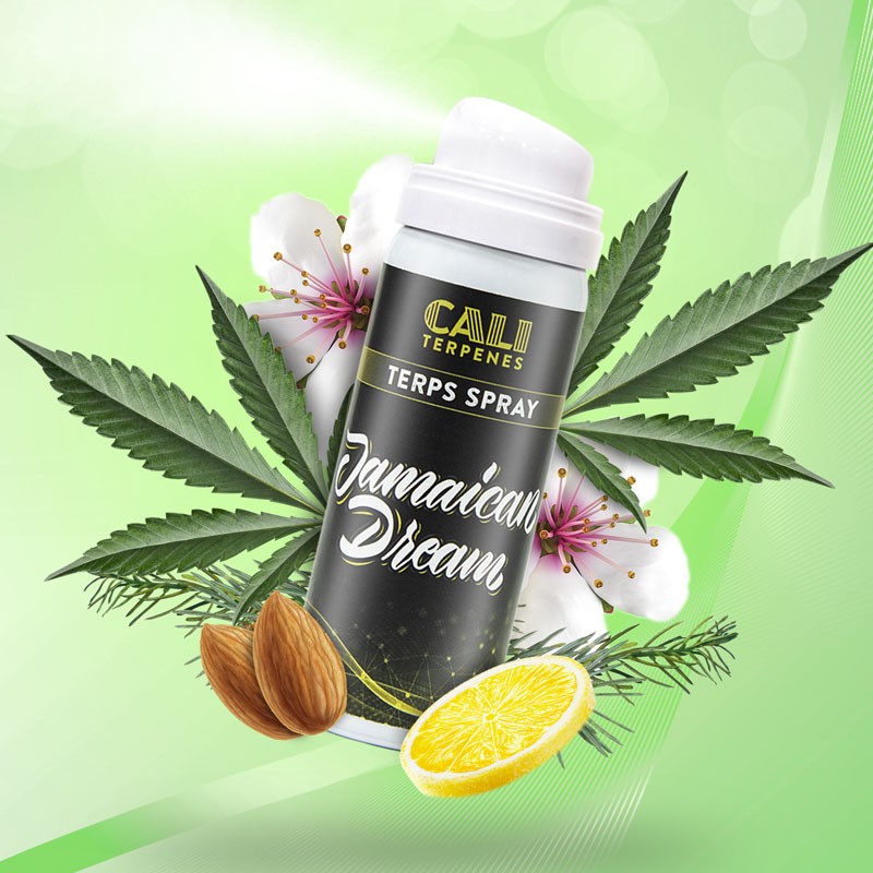 TERPS-SPRAY-CALI-TERPENES-CANNABISAROMEN-AROMATISIERUNG-LEBENSMITTELAROMA-CANNABIS-HANFBLÜTEN-TERPENE-SPRAY-REINE-AROMATHERAPIE-JAMAICAN-DREAM