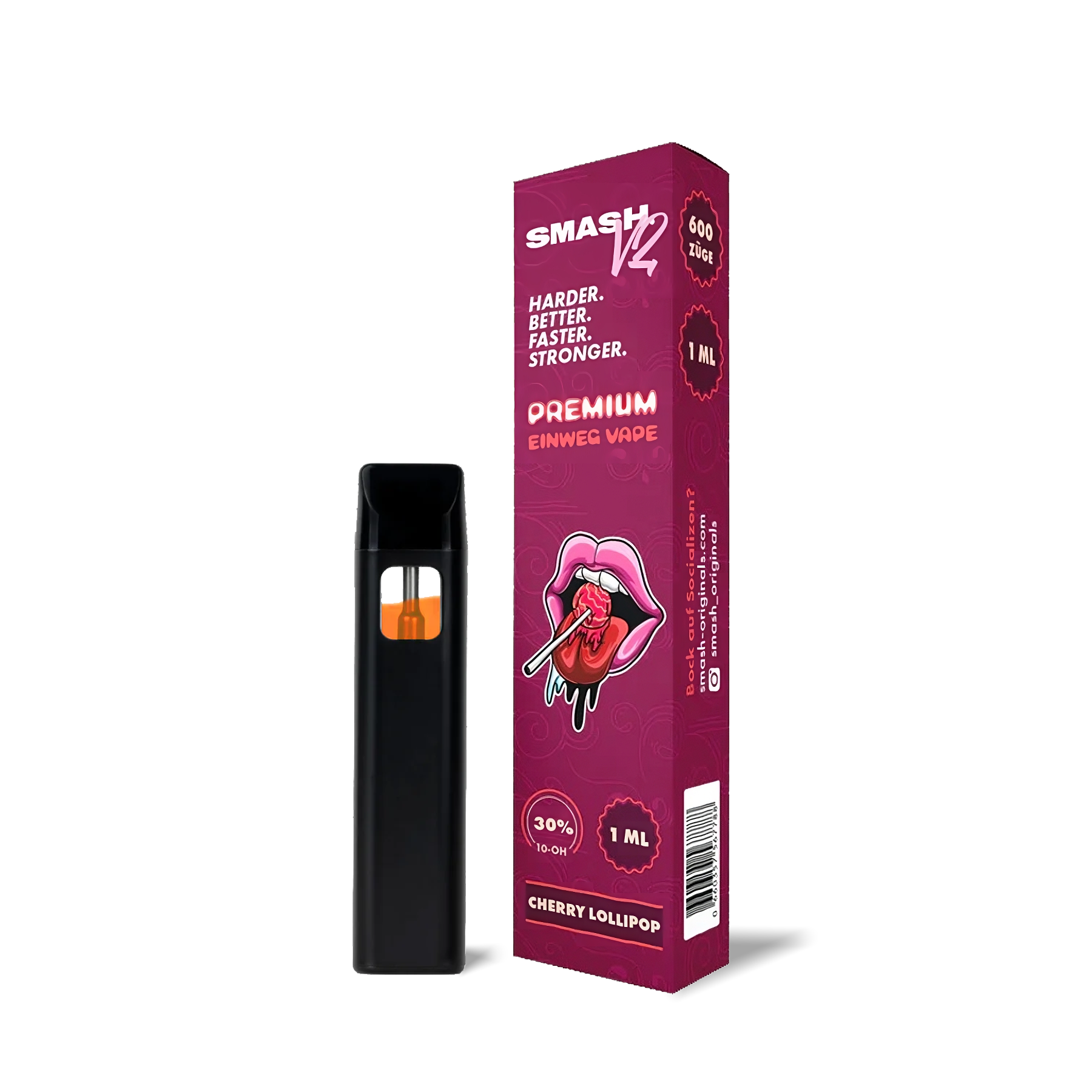 10-OH-HHC-SMASH-V2-VAPE-PEN-BLACK-ICE-LEMON-HAZE-CHERRY-LOLLIPOP-600-ZÜGE-THC-FREE-NIKOTIN-FREI-1ML